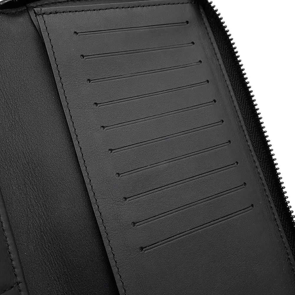 Louis Vuitton Wallet Monogram Taurillon Leather Zippy Vertical Noir Black — view 8
