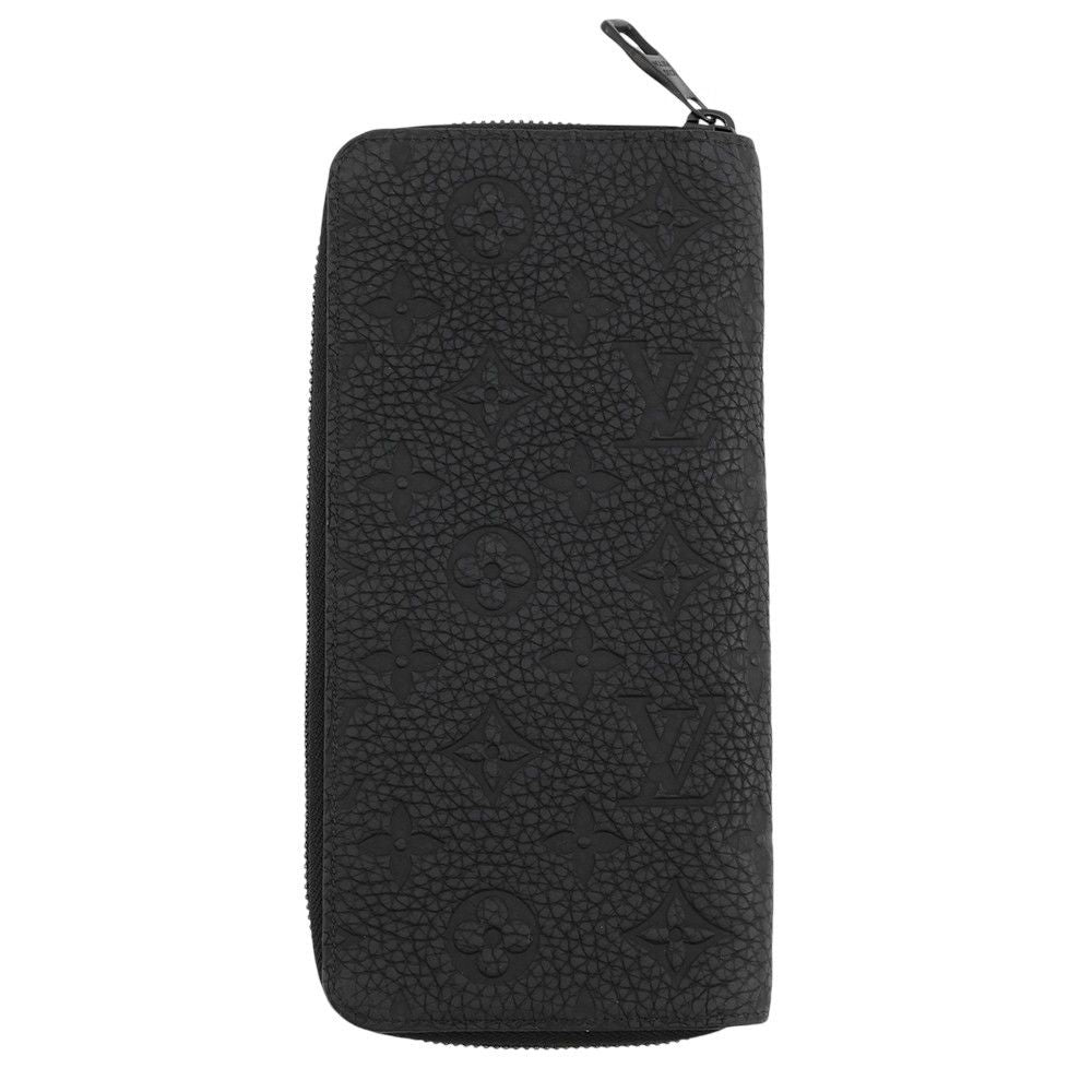 Louis Vuitton Wallet Monogram Taurillon Leather Zippy Vertical Noir Black — view 3