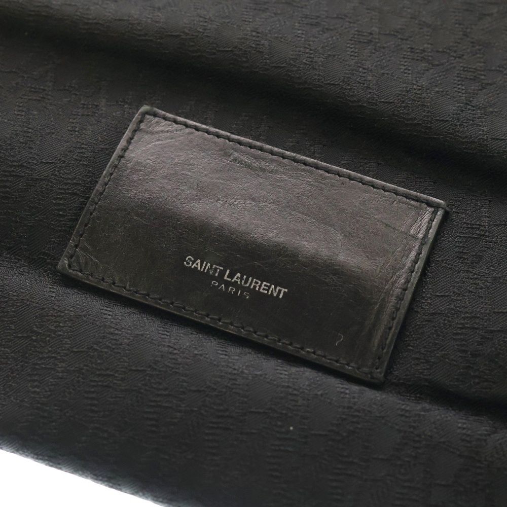 Saint Laurent Paris City Tote Handbag Black — view 5
