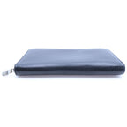 Louis Vuitton Taiga Round Zip Fastener Long Wallet Black — view 5