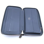 Louis Vuitton Taiga Round Zip Fastener Long Wallet Black — view 4