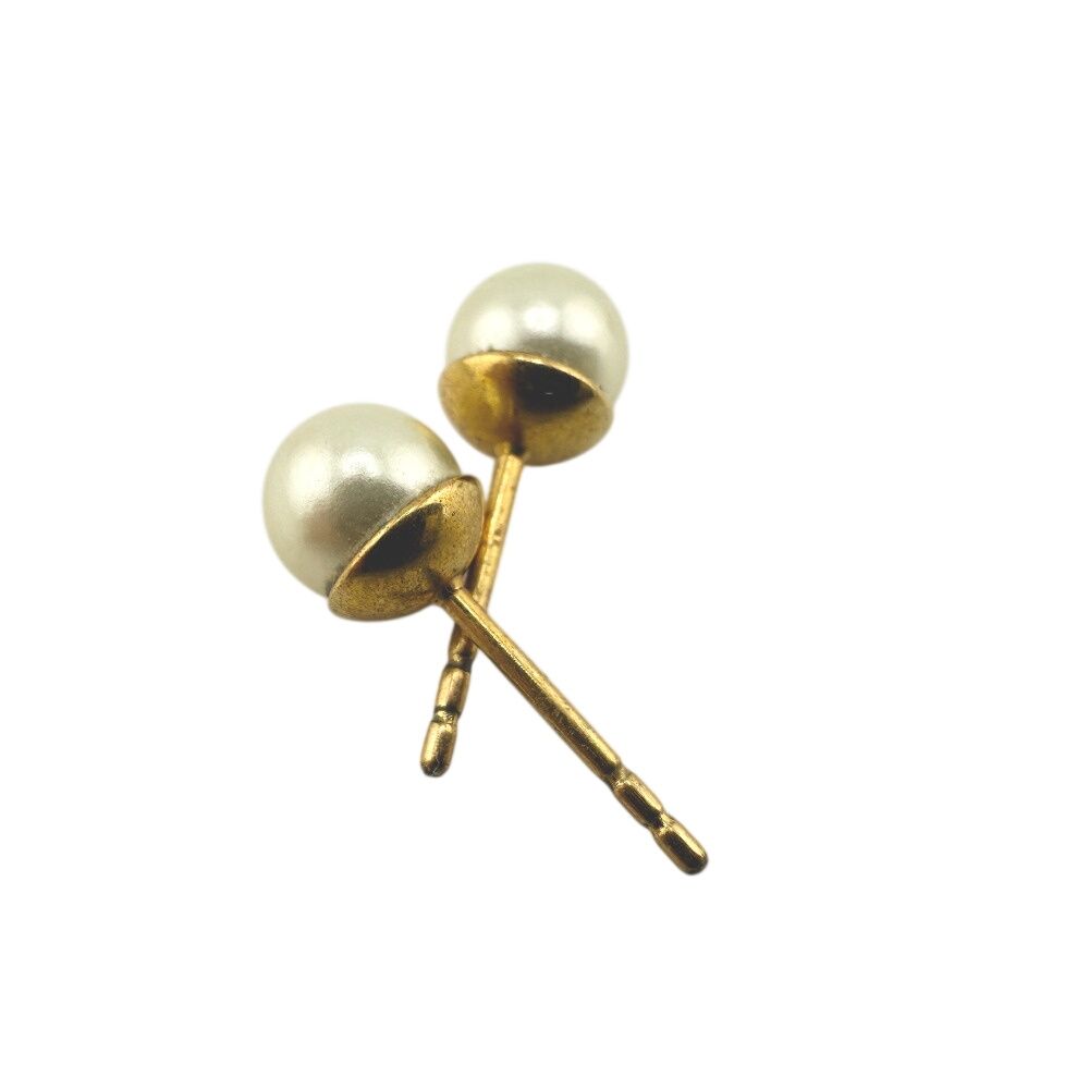 Dior Christian Star Clover Asymmetric Earrings — view 6