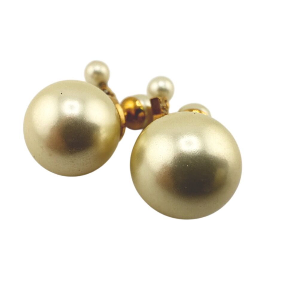Dior Christian Star Clover Asymmetric Earrings — view 8