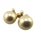 Dior Christian Star Clover Asymmetric Earrings — view 8