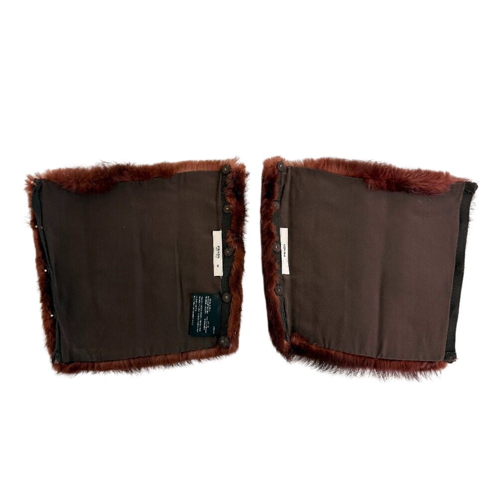 Prada Arm Warmers Brown — view 3