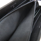 Chanel CC Logo Silver Long Wallet Grained Calfskin — view 5