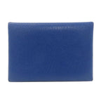 Hermes Calvi Duo Bleu France Silver Card Case Chevre — view 2