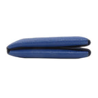 Hermes Calvi Duo Bleu France Silver Card Case Chevre — view 3