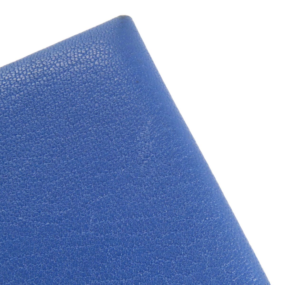 Hermes Calvi Duo Bleu France Silver Card Case Chevre — view 8