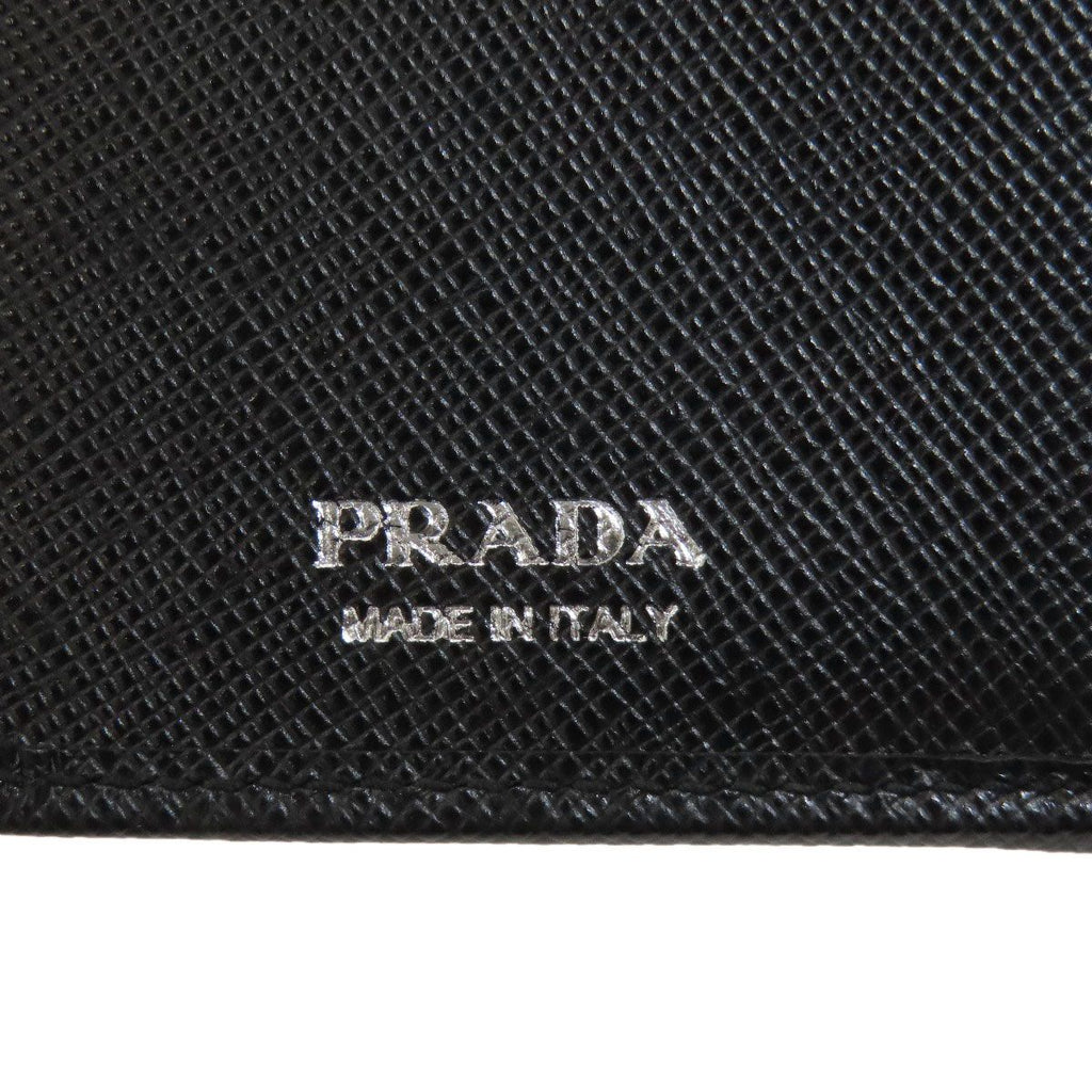 Prada Lip Charm Bifold Wallet Saffiano — view 7