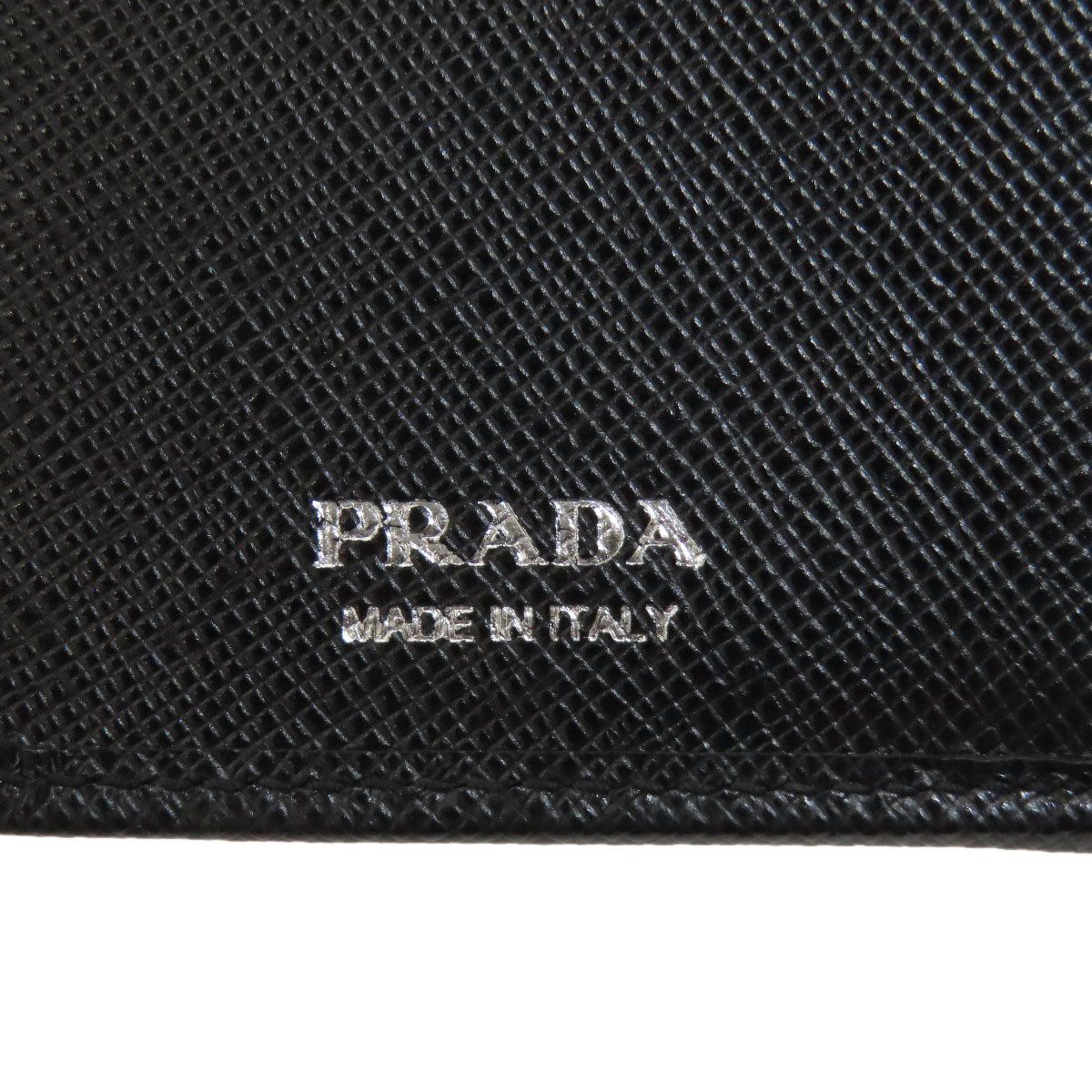 Prada Lip Charm Bifold Wallet Saffiano — view 7