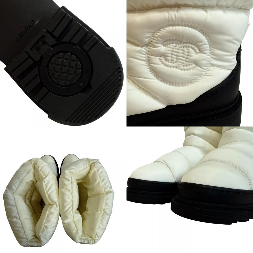 Chanel Snow Boots White — view 7
