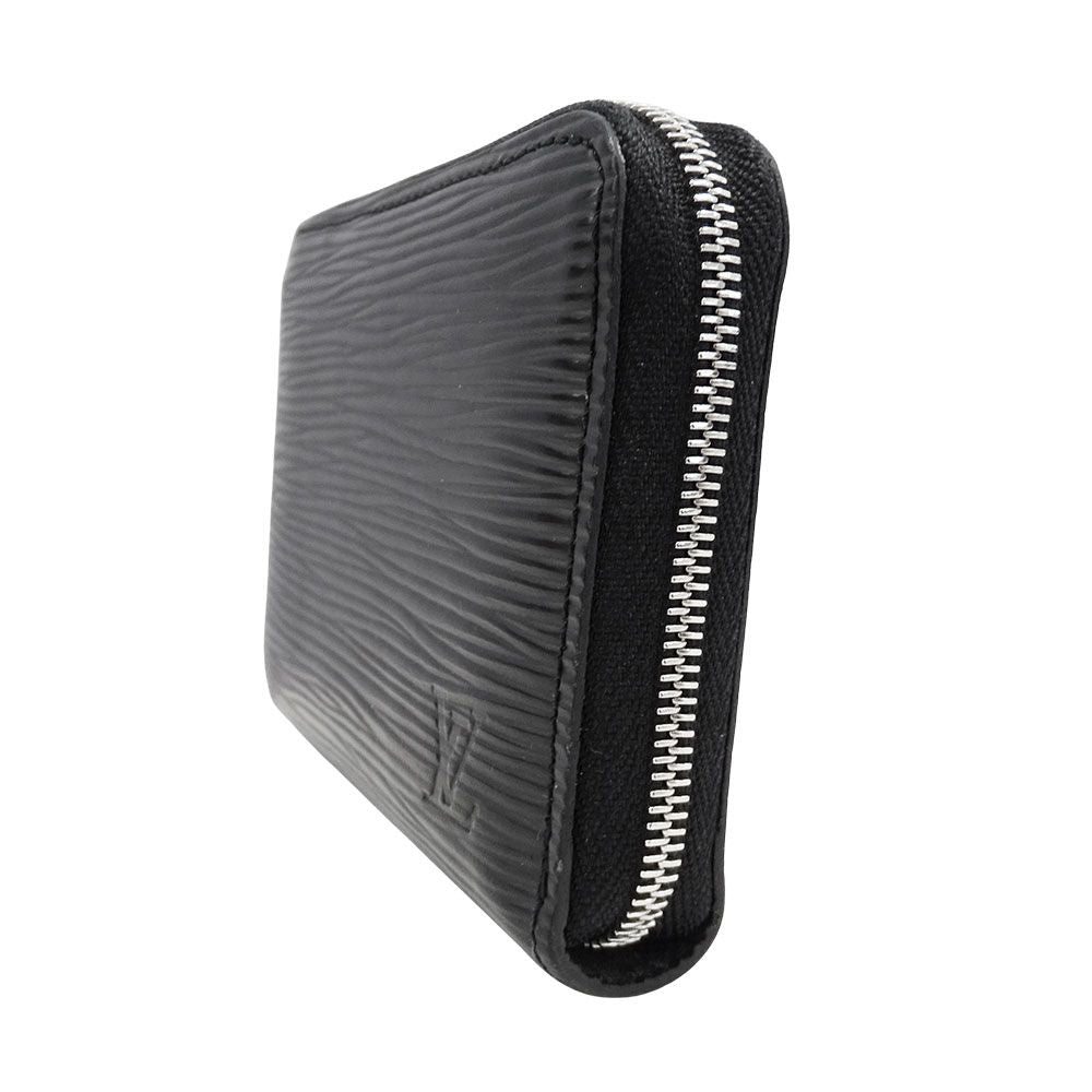 Louis Vuitton Wallet Coin Case Epi Leather Zippy Purse Noir — view 4