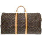Louis Vuitton Keepall Bandouliere 60 Monogram Boston Bag LV — view 2
