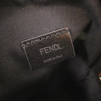 Fendi Baguette Phone Pouch Nylon Yellow Shoulder Bag — view 7