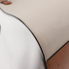 Loewe Hammock Small 2-Way Shoulder Calf Brown White Handbag — view 6