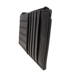 Bottega Veneta Wallet Intrecciato Coin Case Leather Black — view 4