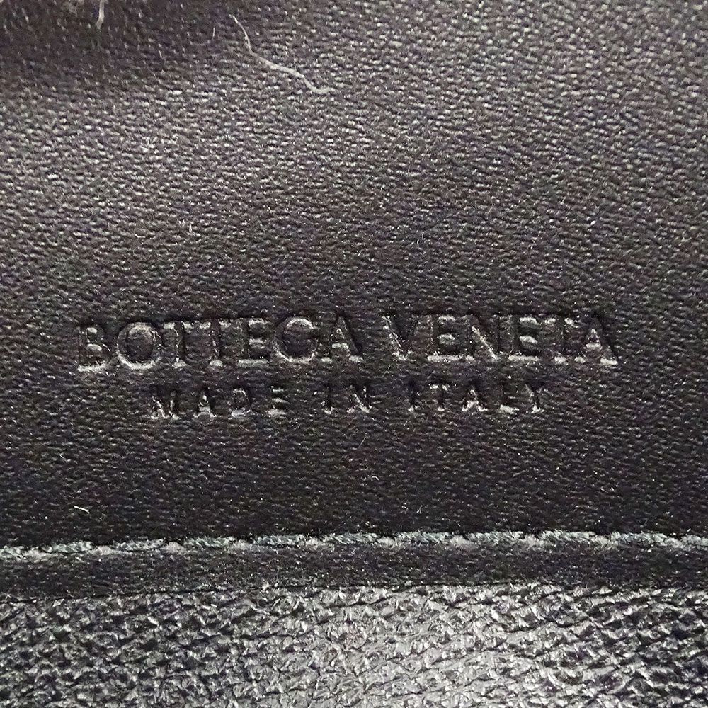 Bottega Veneta Wallet Intrecciato Coin Case Leather Black — view 7