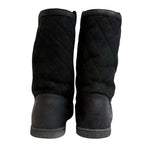 Chanel Quilted Boots Black — view 4