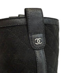 Chanel Quilted Boots Black — view 5
