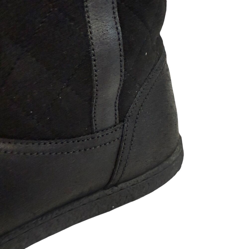 Chanel Quilted Boots Black — view 6