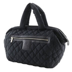 Chanel Coco Cocoon Quilted Nylon Black Boston Bag — view 2