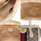 Gucci Off Dias Small 2-Way Shoulder GG Supreme Canvas Beige — view 8