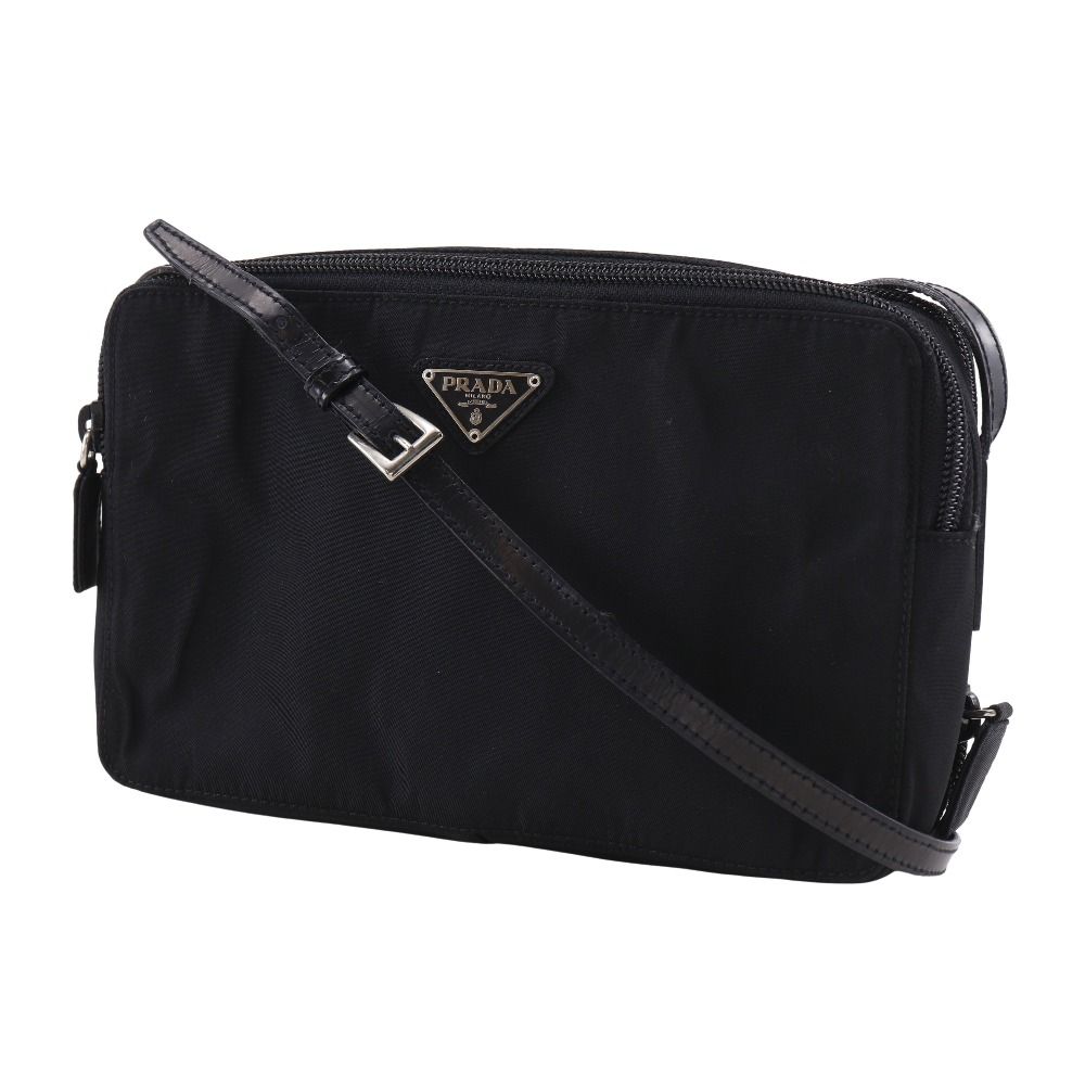 Prada Wallet Shoulder Nylon Nero Black — view 2