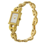 Gucci Gold Plated Quartz Analog Display White Dial Watch — view 2