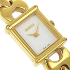 Gucci Gold Plated Quartz Analog Display White Dial Watch — view 3