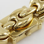 Gucci Gold Plated Quartz Analog Display White Dial Watch — view 7