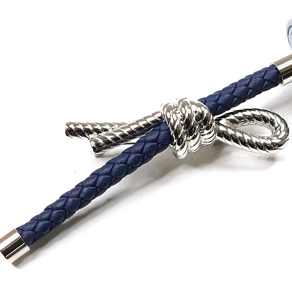 Hermes Brooch Full Vore Swift Linen Blue Navy Flower — view 5