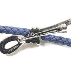 Hermes Brooch Full Vore Swift Linen Blue Navy Flower — view 3