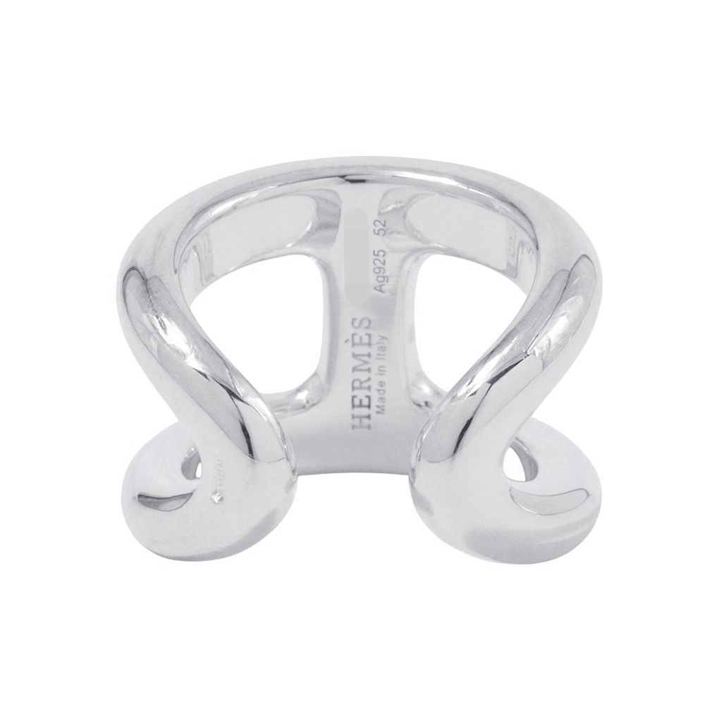 Hermes Ring Osmose GM Silver 52 — view 4