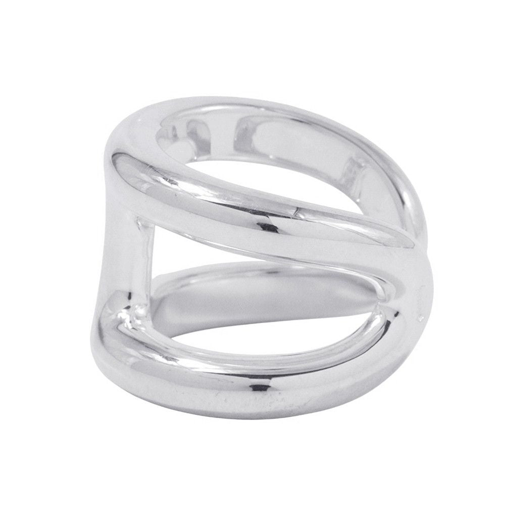 Hermes Ring Osmose GM Silver 52 — view 2