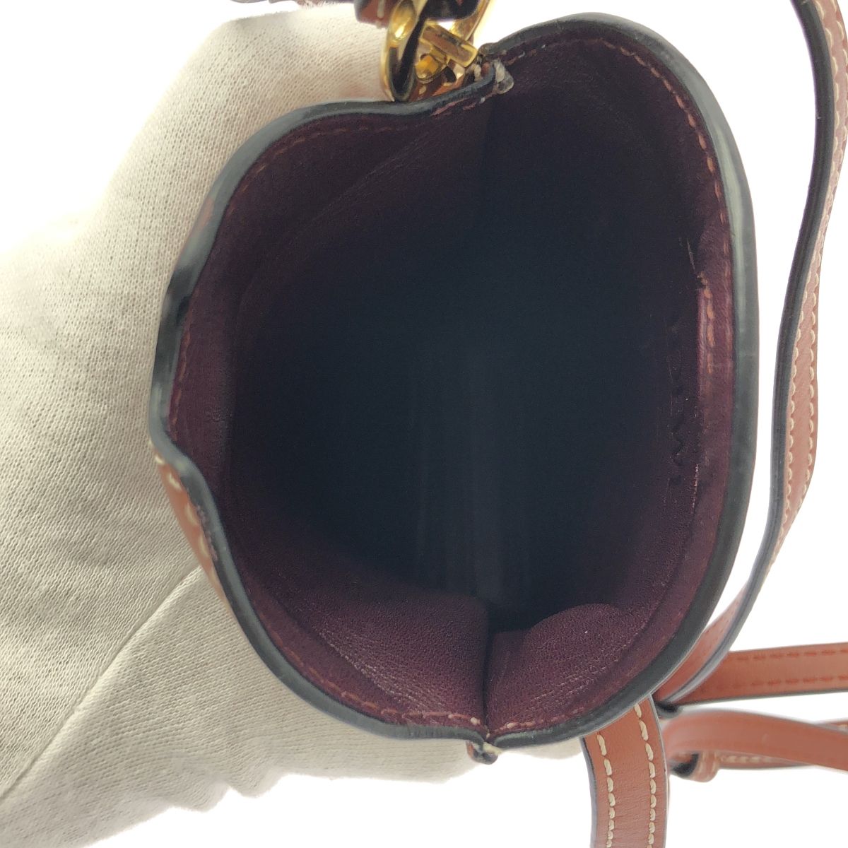 Loewe Gate Pocket Shoulder Bag Brown — view 5