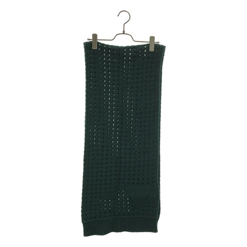 Bottega Veneta Logege Knit Muffler Dark Green Scarf — view 2