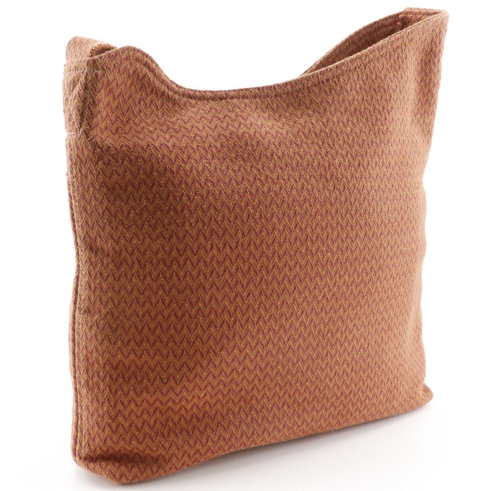 Hermes Sac de Pansage Canvas Orange Shoulder Bag — view 3