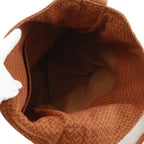 Hermes Sac de Pansage Canvas Orange Shoulder Bag — view 5
