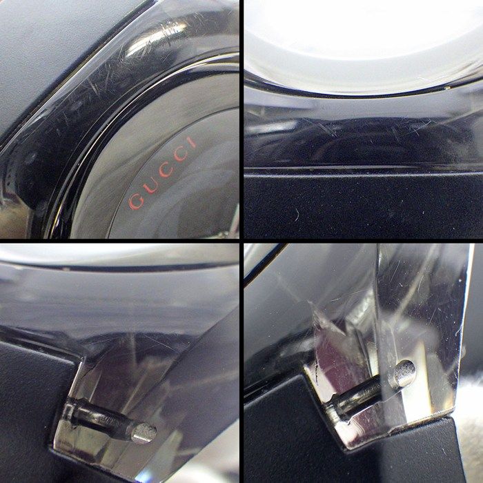 Gucci Watch Sync 137.1 Date Interlocking Black Dial SS Polyamide Synthetic — view 6