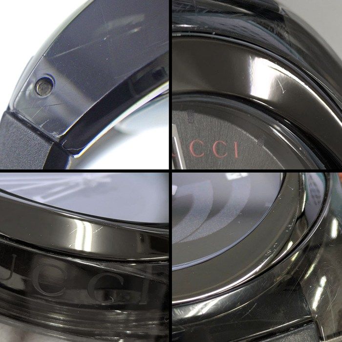 Gucci Watch Sync 137.1 Date Interlocking Black Dial SS Polyamide Synthetic — view 7