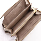 Louis Vuitton Zippy Wallet Monogram Empreinte Tourterelle Gray — view 5