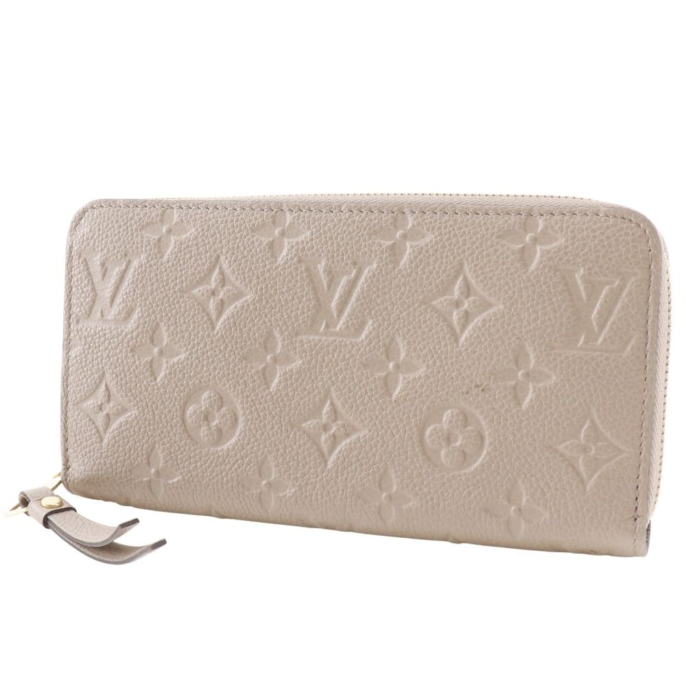 Louis Vuitton Zippy Wallet Monogram Empreinte Tourterelle Gray — view 2