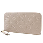 Louis Vuitton Zippy Wallet Monogram Empreinte Tourterelle Gray — view 2