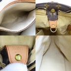 Louis Vuitton Shoulder Bag Looping GM Monogram Leather Brown — view 8