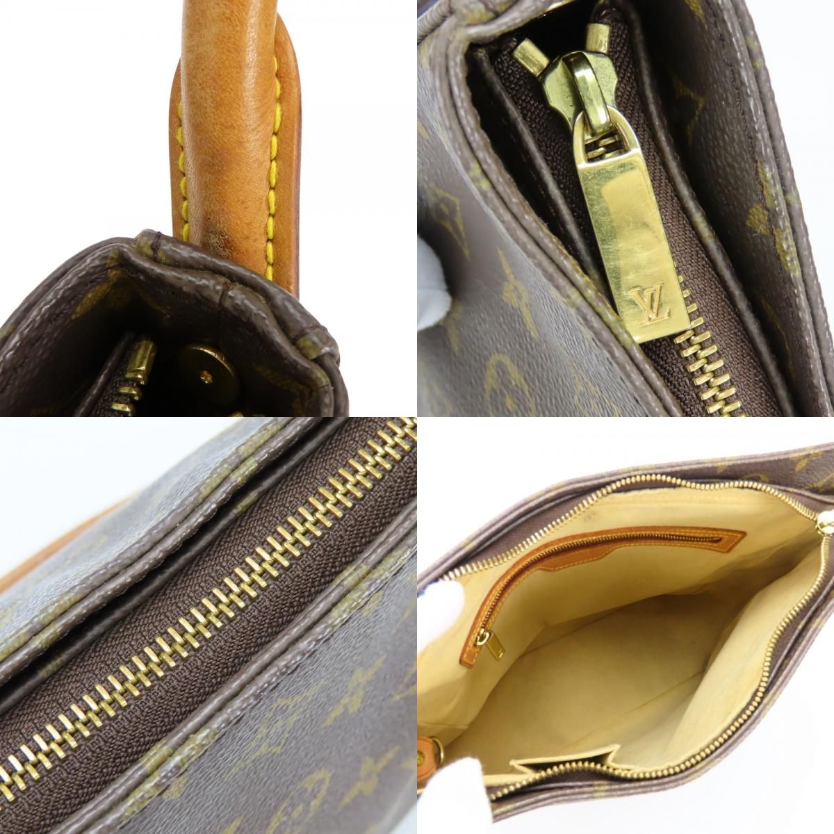 Louis Vuitton Shoulder Bag Looping GM Monogram Leather Brown — view 6