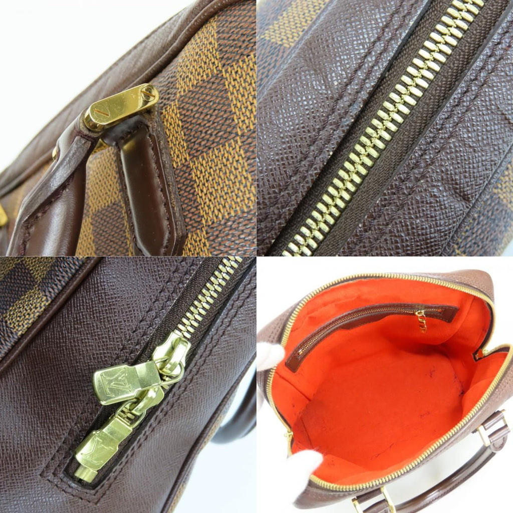 Louis Vuitton Handbag Brera Damier Ebene Brown Everyday Use — view 7