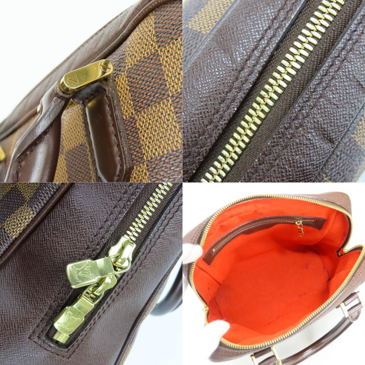 Louis Vuitton Handbag Brera Damier Ebene Brown Everyday Use — view 7