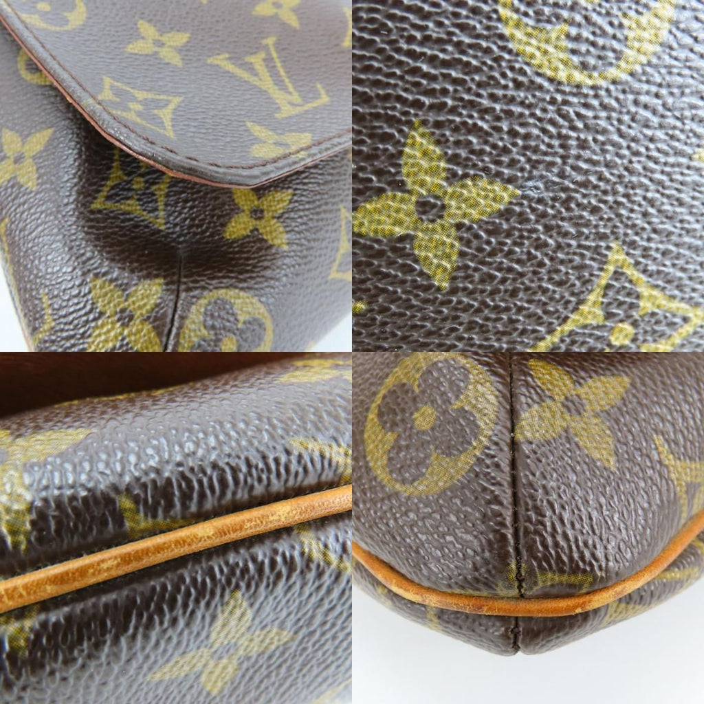 Louis Vuitton Shoulder Bag Musette Salsa Monogram Leather Brown — view 4
