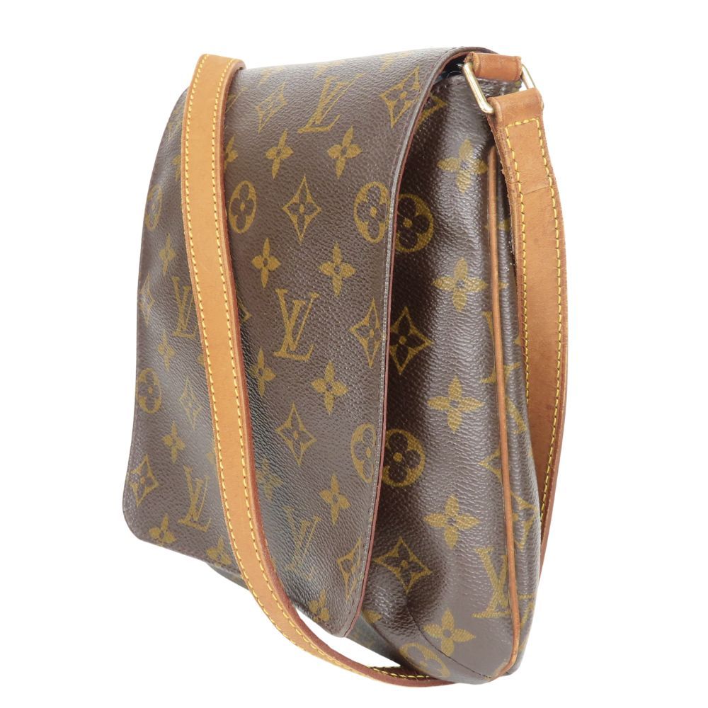 Louis Vuitton Shoulder Bag Musette Salsa Monogram Leather Brown — view 2